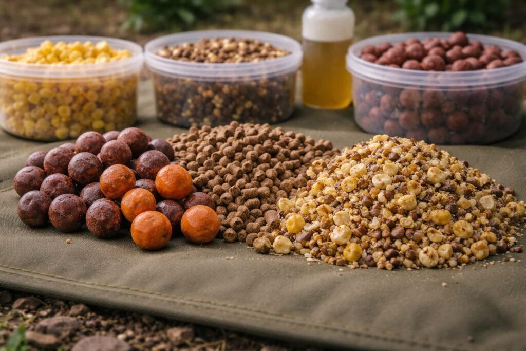 Carp bait options that balance food value and digestibility.