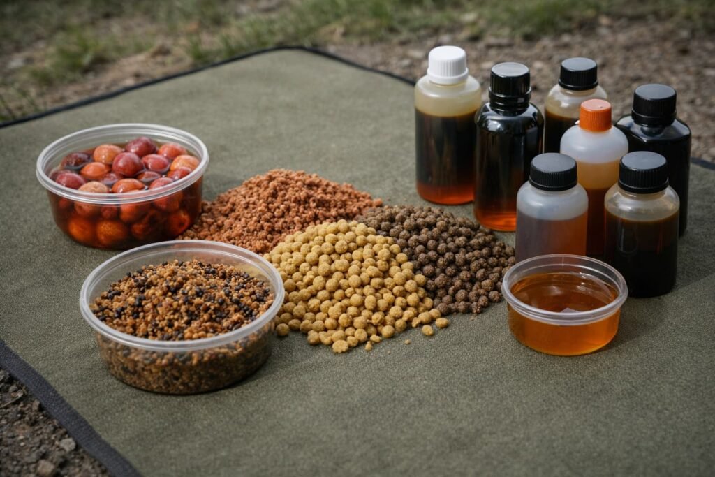 arp bait attractants being used across hookbaits, crumb, pellets, and bag mixes.
