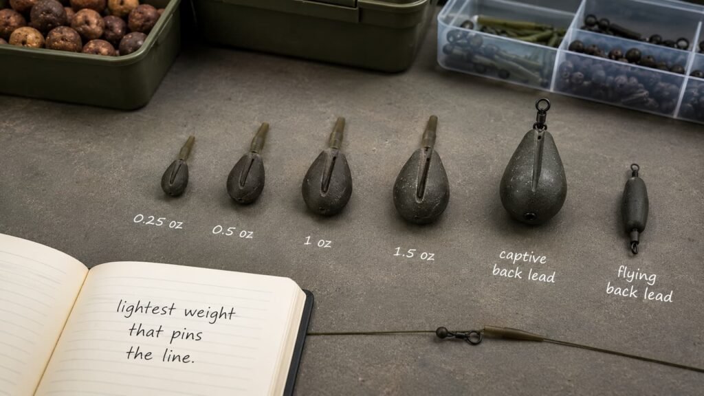 “Carp fishing back leads"